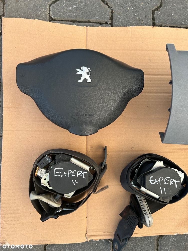 Peugeot Expert II poduszki powietrzne pasy napinacze komplet zestaw airbag - 2