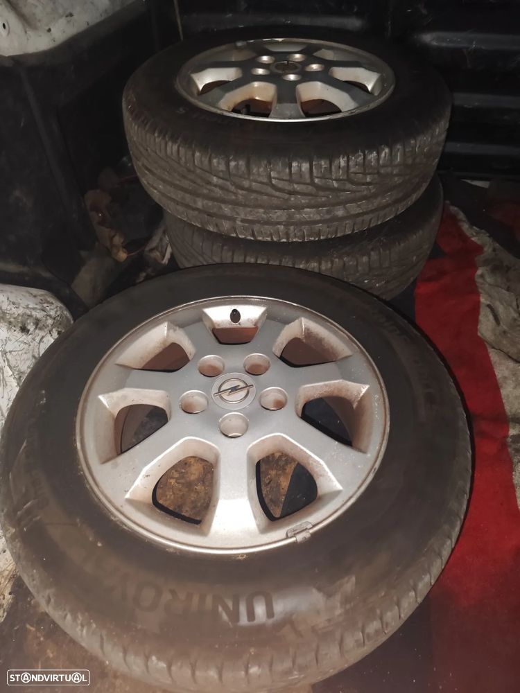 OPEL ZAFIRA A CONJUNTO JANTES 15 POLEGADAS - 6