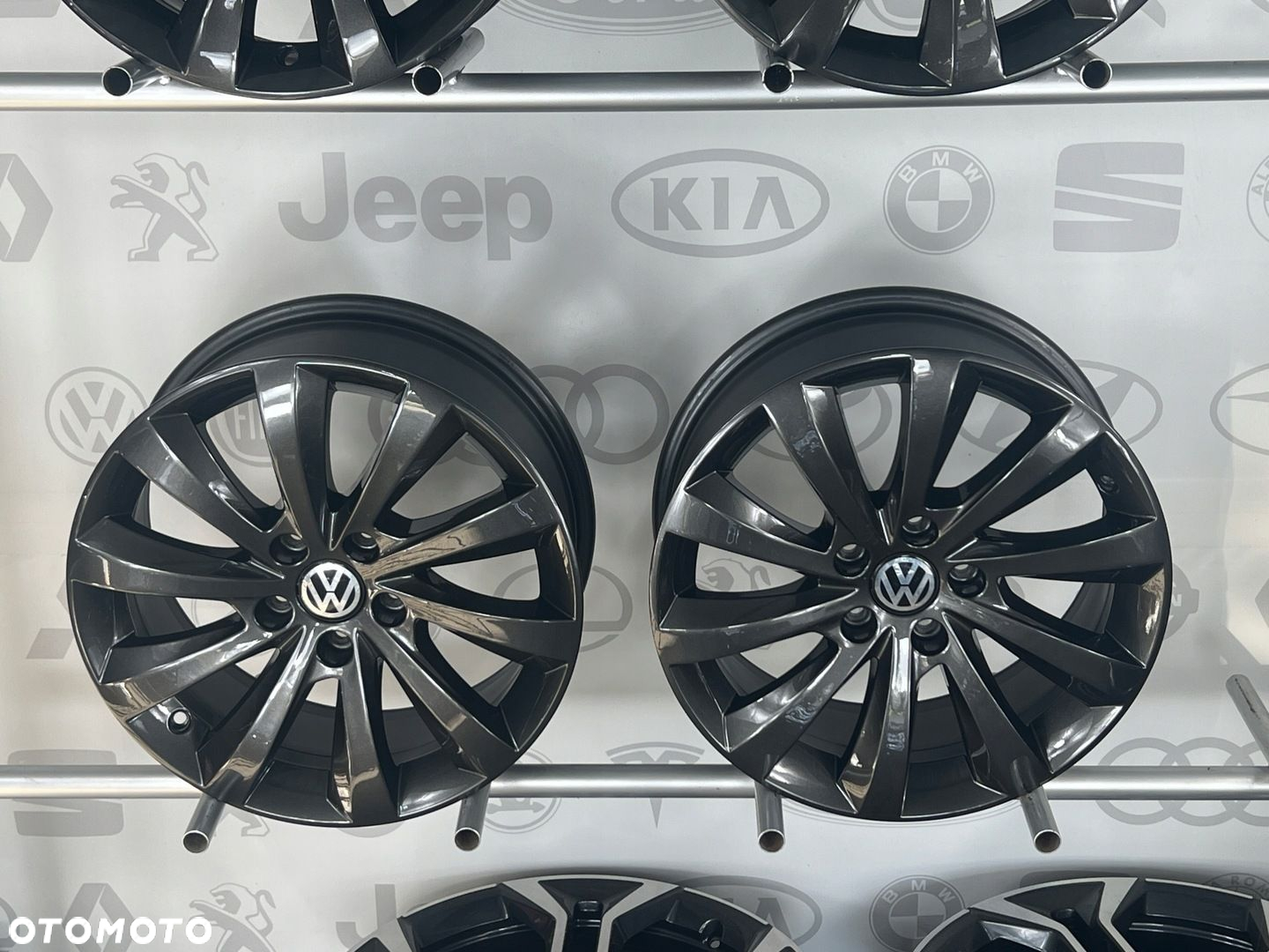 FELGI ALU SEAT 7N5 ALHAMBRA LEON ATECA 17 5X112 ET39 VW SHARAN ORYGINALNE - 5