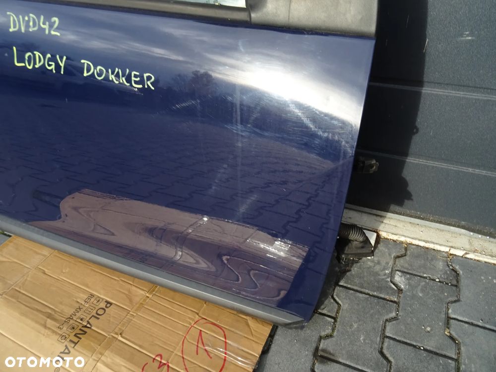 WYPRZEDAZ DACIA DOKKER LODGY DVD42 KLAMKA DRZWI PRAWE PRZEDNIE STAN BDB LISTWA SZYBA PODNOSNIK ZAMEK LUSTERKO CZESCI - 2
