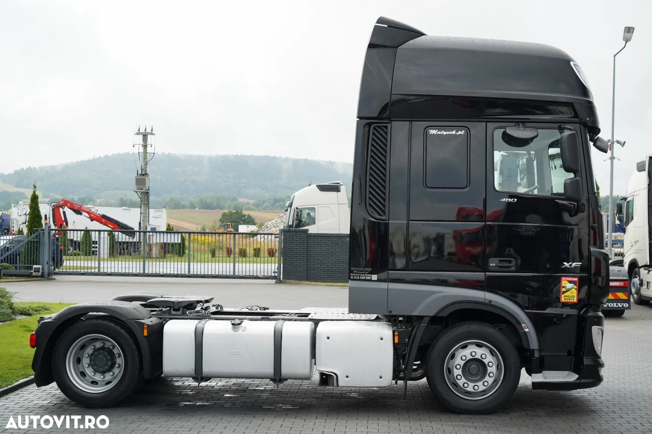 DAF XF 480 / MEGA / PLATĂ JOSĂ / AER CONDIȚIONAT PARCARE / 2021 / DUPĂ CONTRACT DE SERVICE GOLD - 9