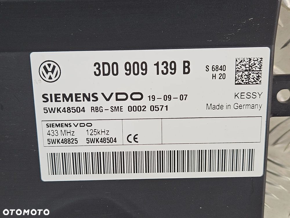 VW TOUAREG 7L 03-09R ZESTAW STARTOWY 3.0 TDI BKS V6 ROZRUCHOWY DO ODPALENIA 7L0907401D 3D0909139B 4E0905852E KLUCZYK - 5