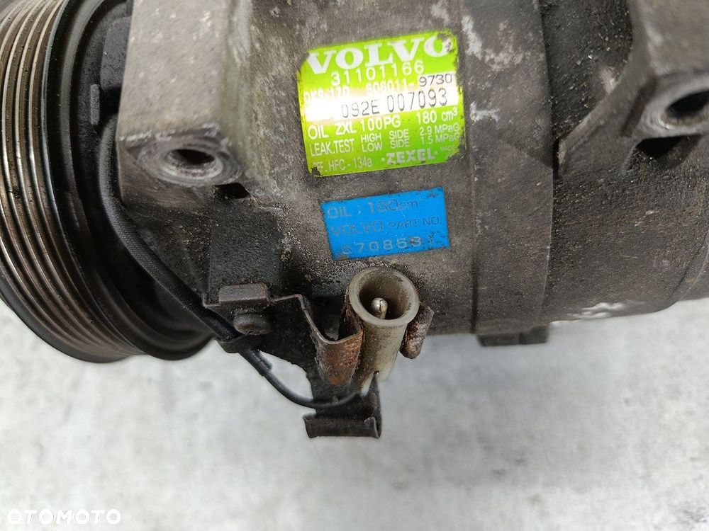 POMPA, SPRĘŻARKA KLIMATYZACJI VOLVO S80 I 31101166  8708581 2.4 20V - 3