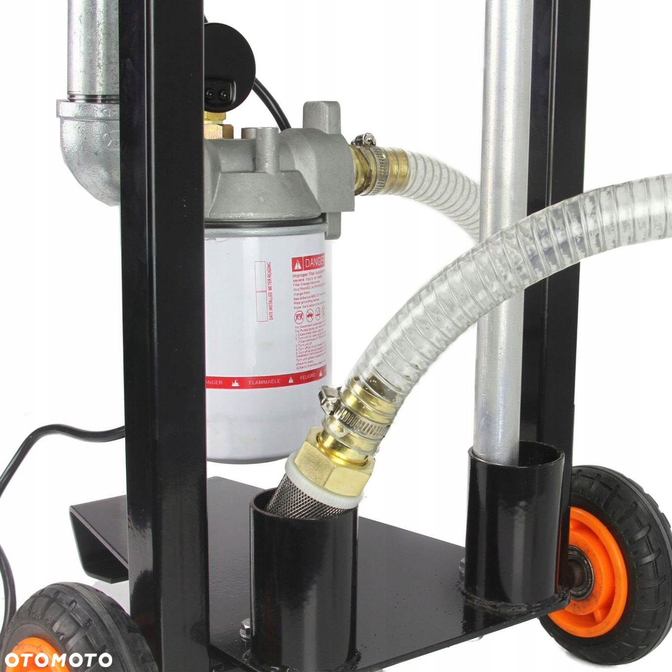 POMPA DO OLEJU SILNIKOWEGO STOJAK STOJĄCY 1100W 50l/min 230V BJC M79928A - 6