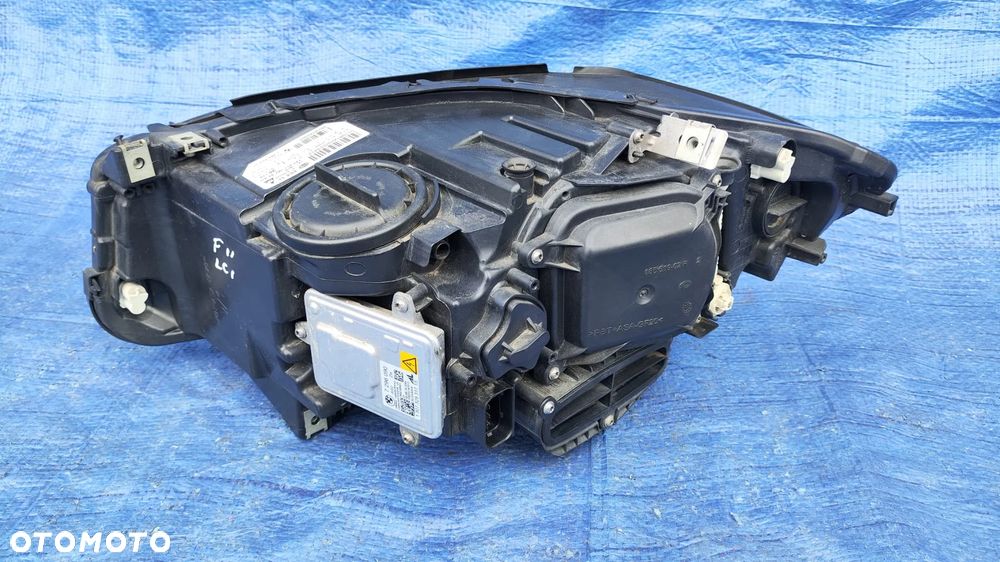 REFLEKTOR LAMPA XENON SKRĘTNY DYNAMIC LED LEWY PRAWY PRZÓD KOMPLETNY ŁADNY EUROPA BMW F10 F11 LCI LIFT - 10