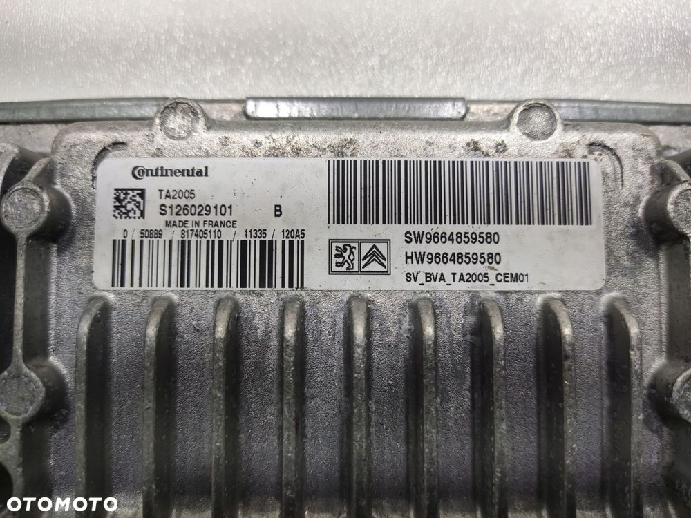 sterownik skrzyni biegów citroen c3 ii 1.6 vti 2009-2013 9664859580 - 4