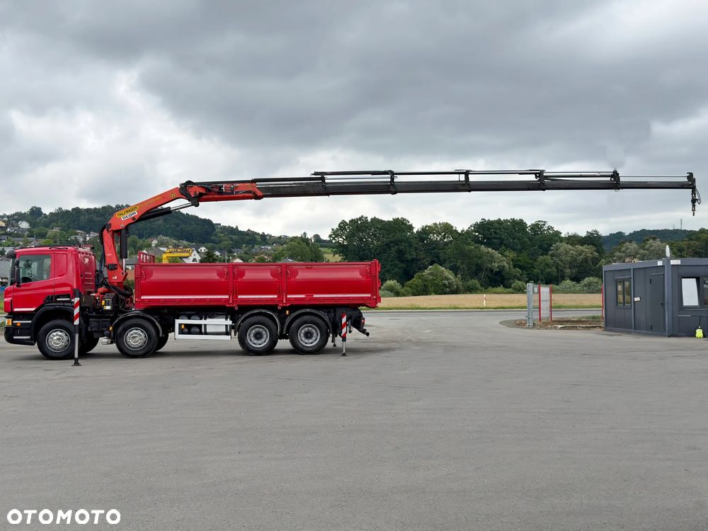Scania P 400 * WYWROTKA 6,20 m + PK 27001-EH E + PILOT * 8x4 * STAN BDB - 5