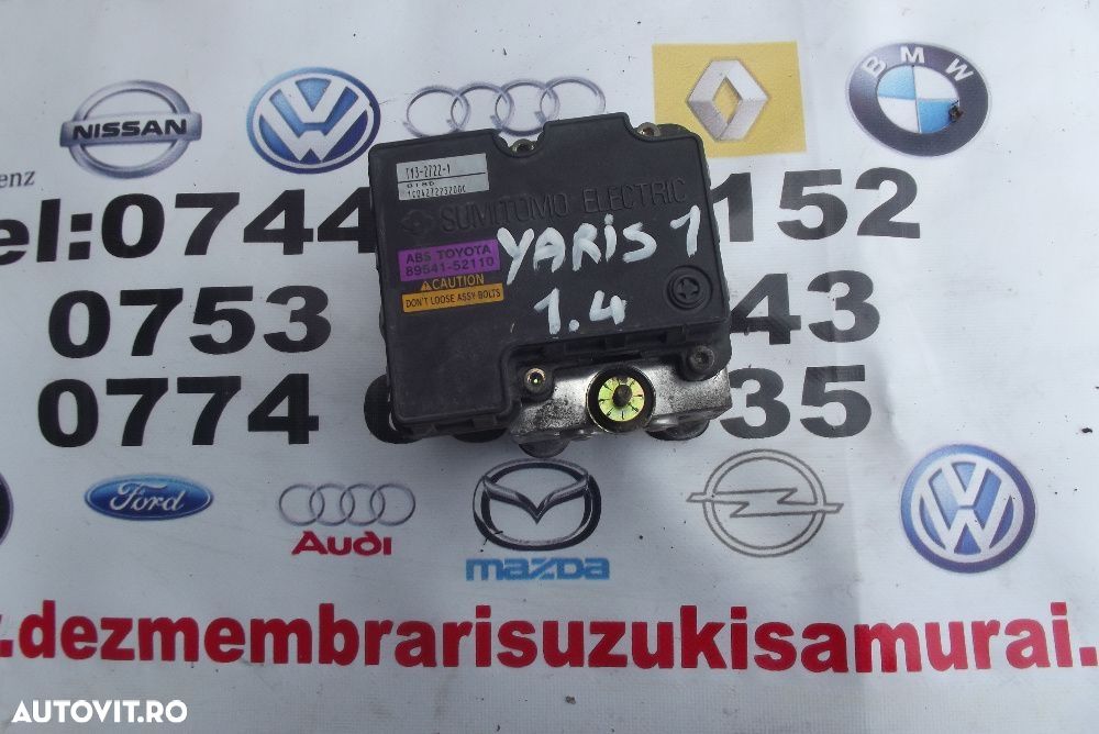 Pompa ABS Toyota Yaris 2001-2005 unitate ABS Modul ABS COD 8954152110 - 3