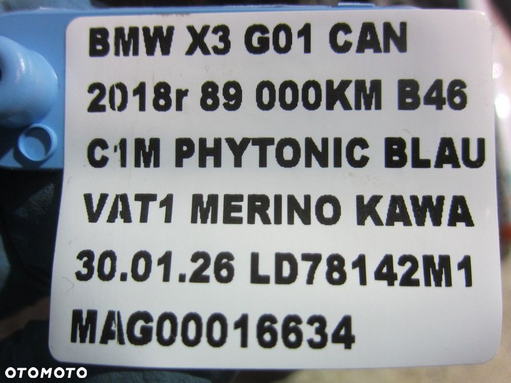 BMW X3 G01 G02 G18 G30 X5 PODUSZKA SILNIKA LEWA 6860495 22116860495 4X4 - 7