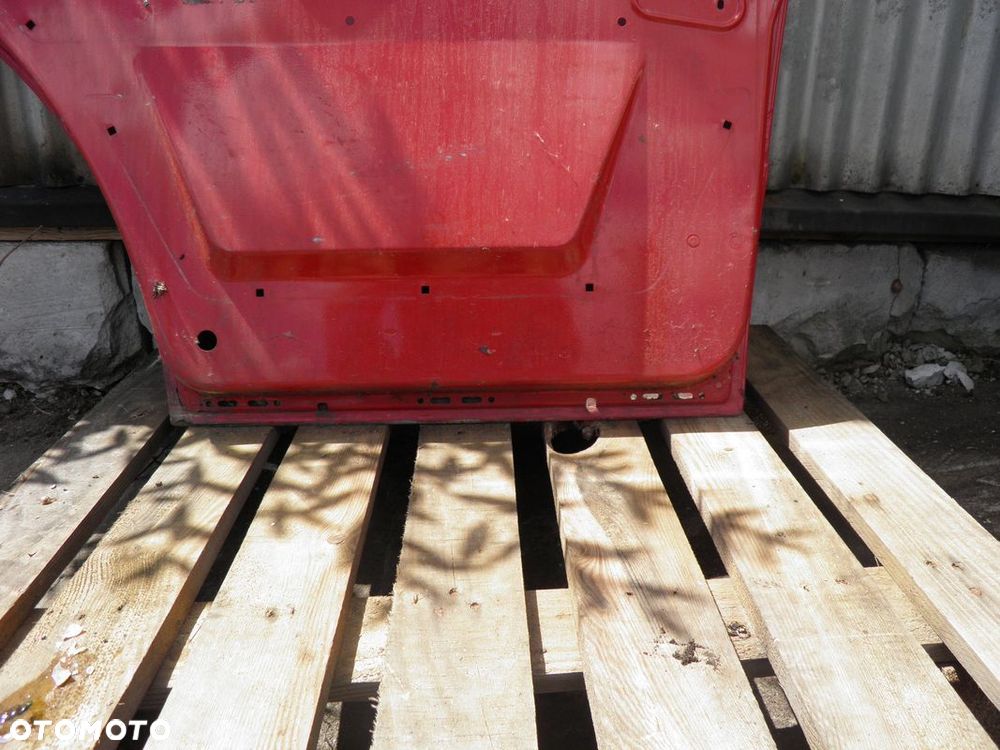 TRANSIT 2000- DRZWI PRZEDNIE PRAWE CZERWONE - 3