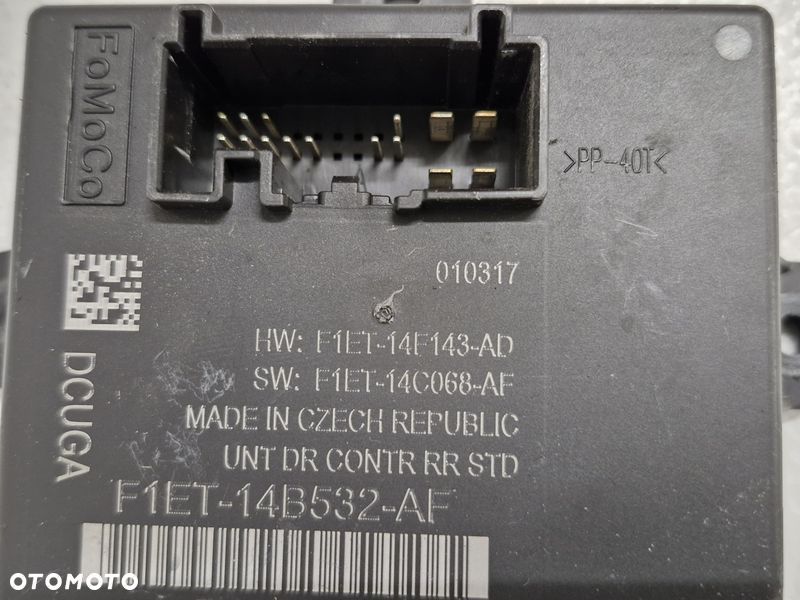 ford focus mk3 3 iii moduł sterownik drzwi prawy tył tylny f1et14b532af - 2
