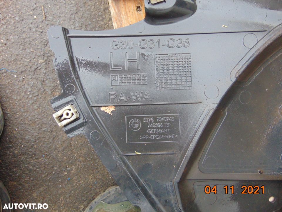 Scut BMW G30 G31 carenaje roti fata spate elemente legatura carenaje scu motor cutie - 4