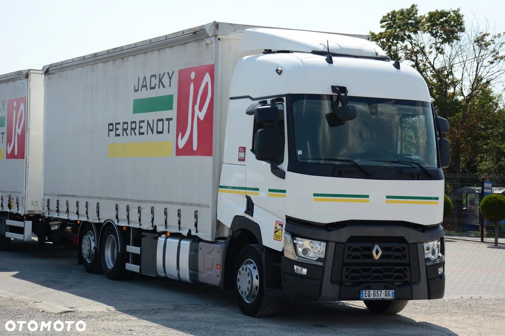 Renault T 480 / 2017r / Tandem / Przejazdowy / Niski przebieg / Skrętna oś / Klima postojowa / FRUEHAUF - 4