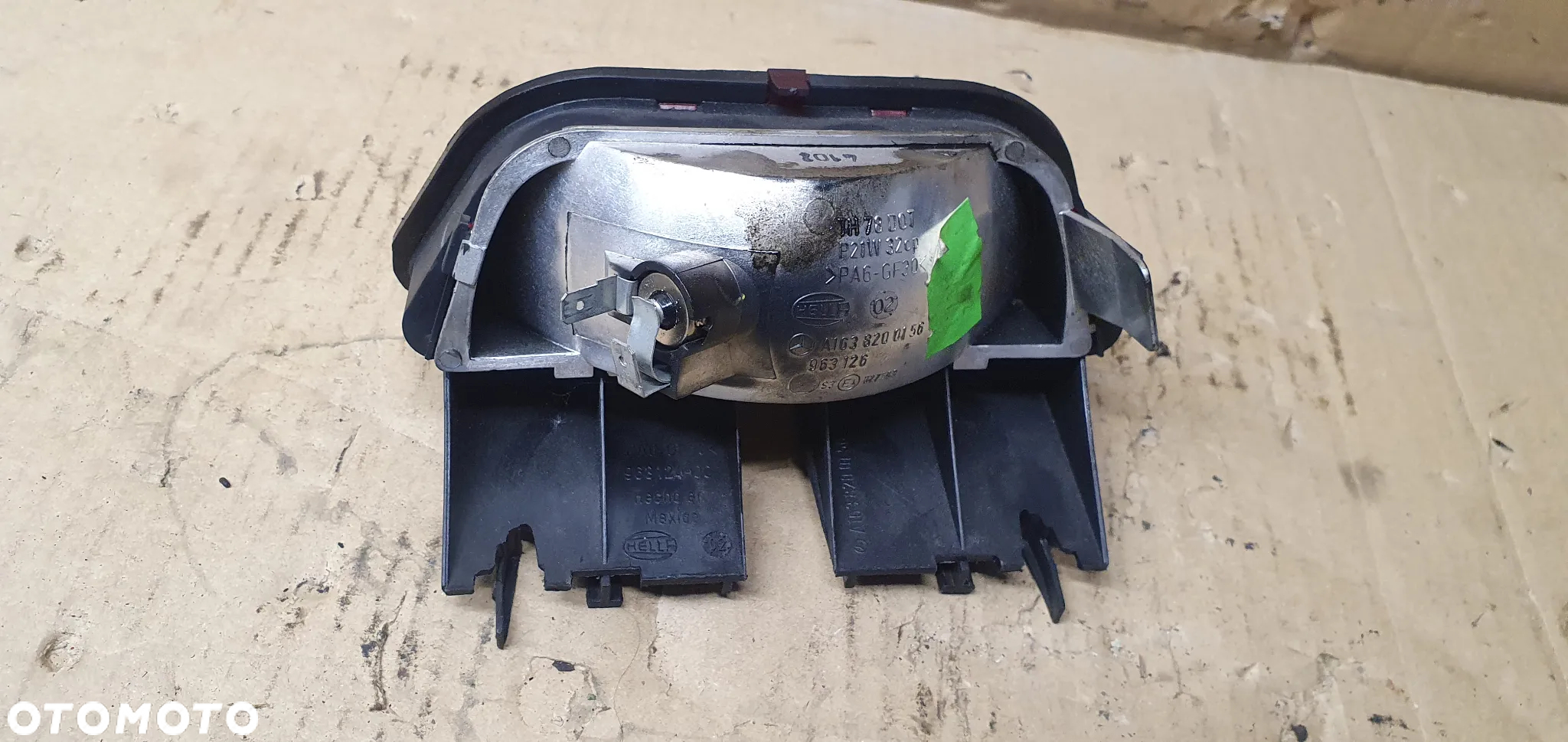 Trzecie światło stop Mercedes Mercedes ML W163 A1638200156 - 4