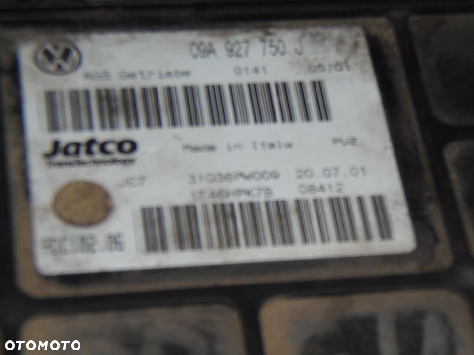 STEROWNIK SKRZYNI BIEGÓW VW 09A927750J - 2