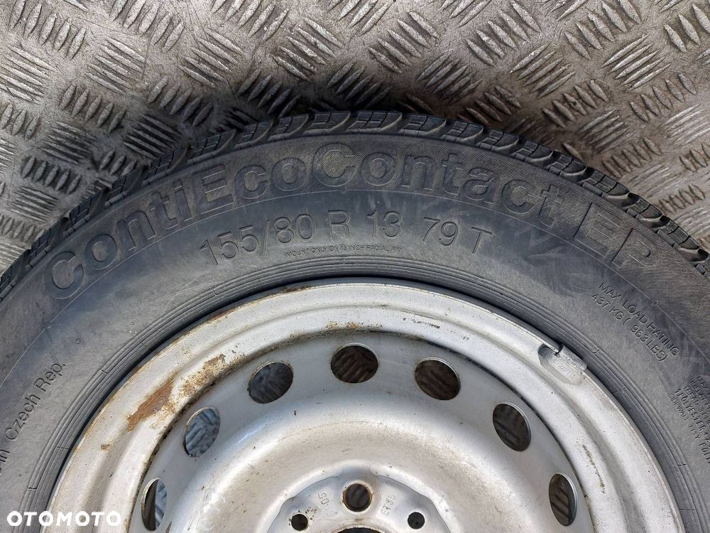LEWAREK PODNOŚNIK + KOŁO ZAPAS 4x98 5Jx13 155/80R13 FIAT PANDA II - 7