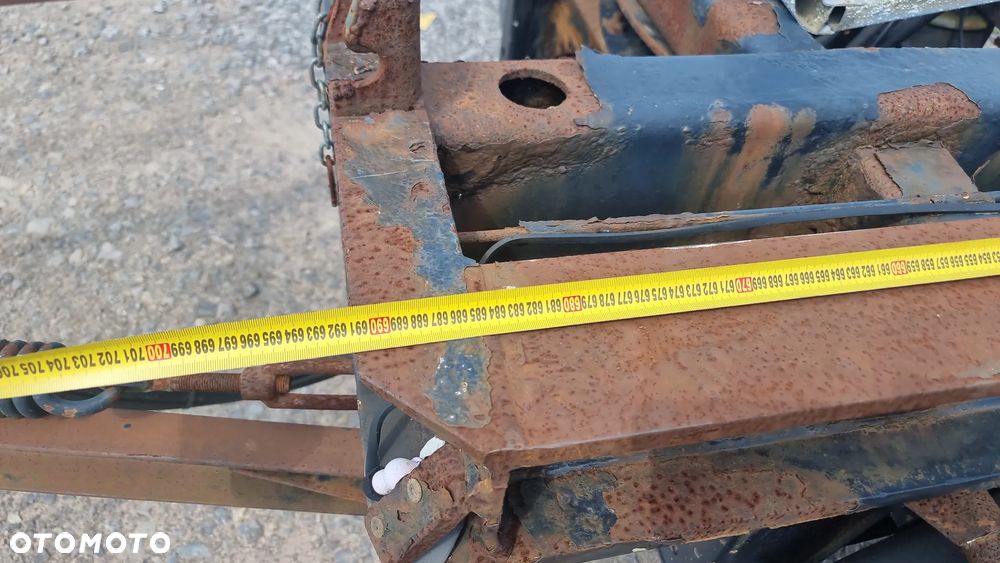 Meiller 9.500zł netto PRZYCZEPA DO ZABUDOWY 6.95M GRUBA RAMA HAKOWIEC  MOŻLIWOŚĆ TRANSPORTU - 5