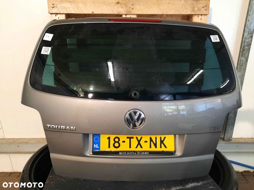 ^ KLAPA TYŁ TYLNA BAGAŻNIKA VW VOLKSWAGEN TOURAN LIFT FL LD7X SZARY GRAFITOWY - 1