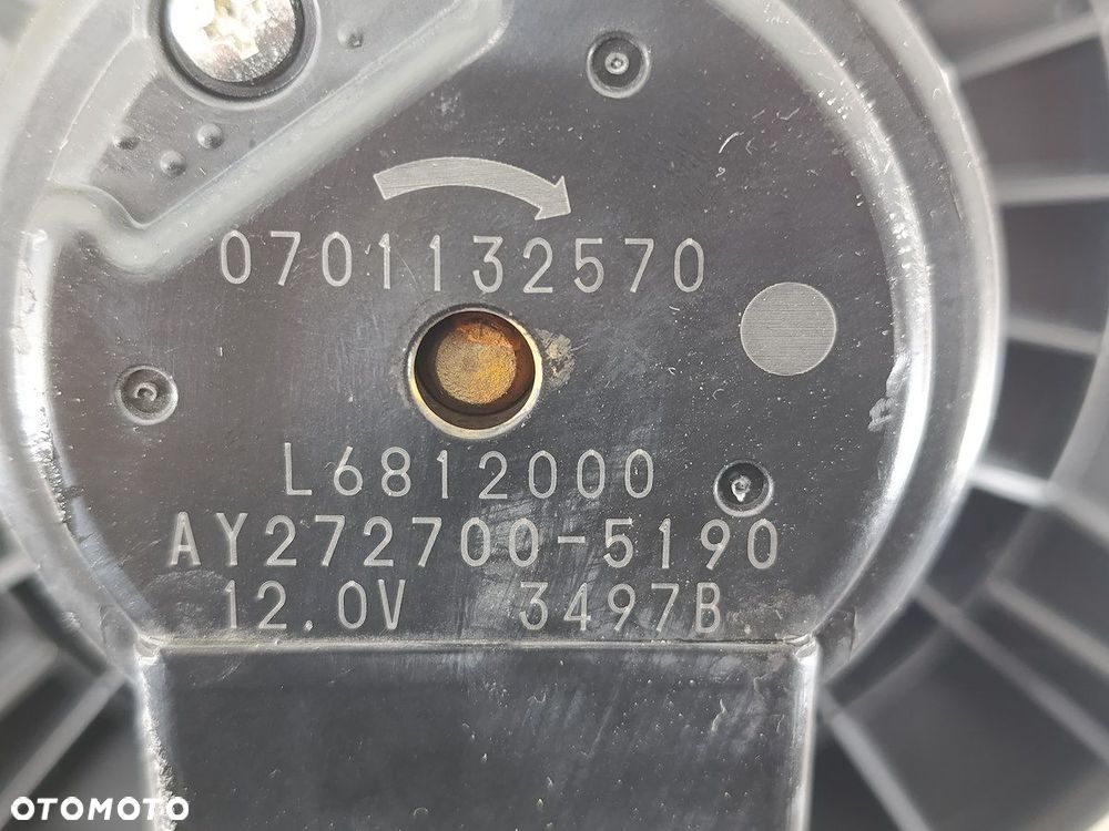 WENTYLATOR NAWIEWU, DMUCHAWA DODGE GRAND CARAVAN 0701132570 AY272700-5190 - 5