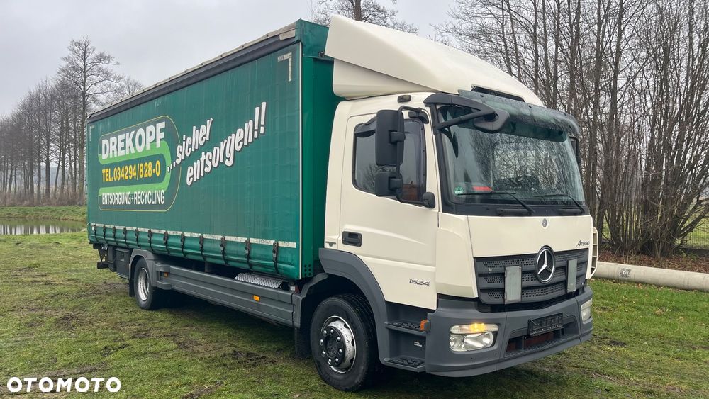 Mercedes-Benz Atego 1224 Firanka Winda Dach Rozsuwany Klima (Kontener Izoterma chłodnia laweta 1524) - 7