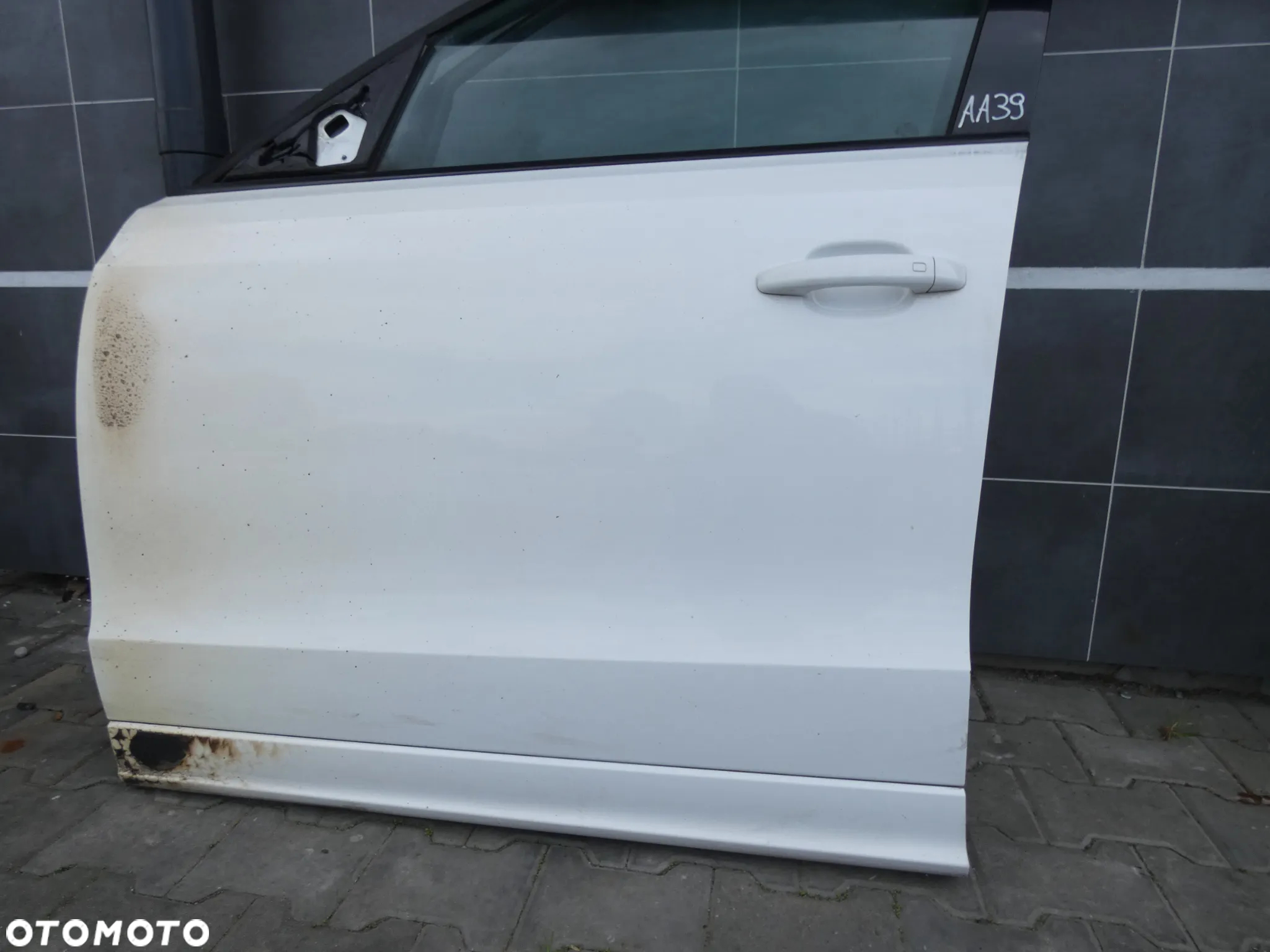AUDI Q5 8R DRZWI LEWE PRZÓD PRZEDNIE BIAŁE LY9C GORLICE AA39 - 3