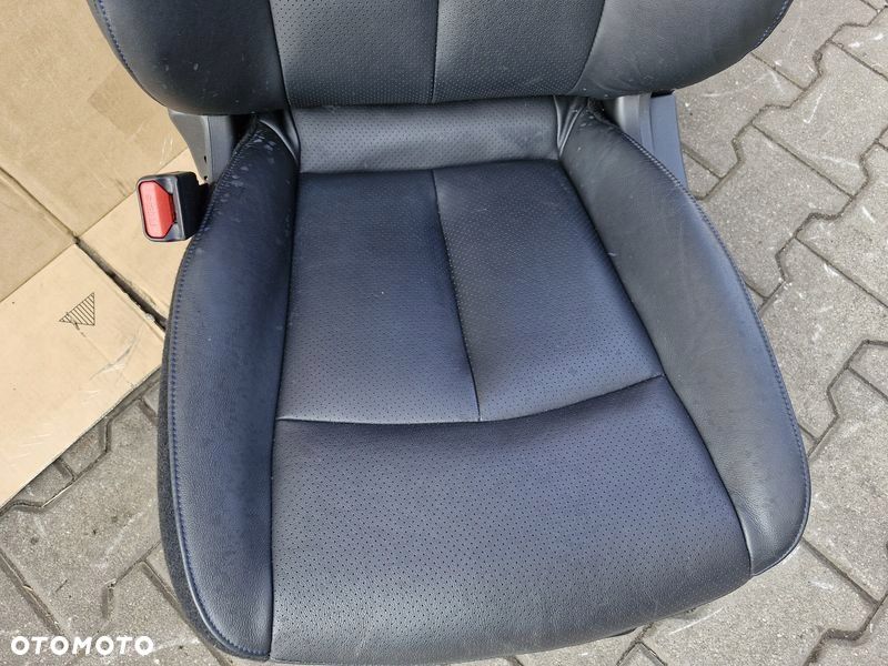 NISSAN LEAF I 1 FOTEL KIEROWCY LEWY PRZÓD PRZEDNI SKÓRA UK - 5