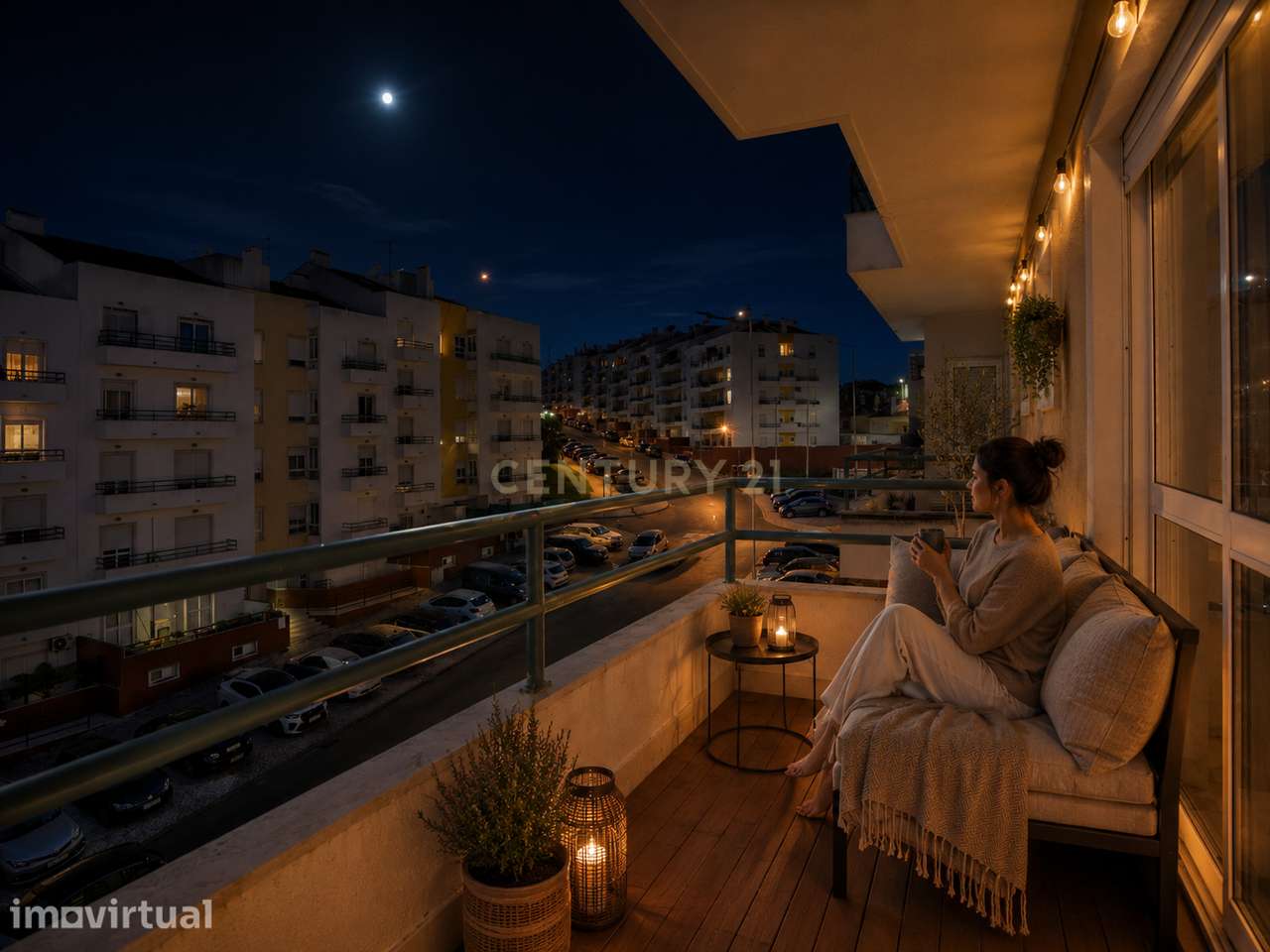T3 com luz natural, vista rio e garagem no Tágides Parque — Póvoa de S - Grande imagem: 2/38