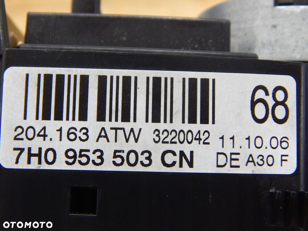 vw t5 przełącznik zespolony manetki 7h0953503cn delikatnie uszkodzone - 5