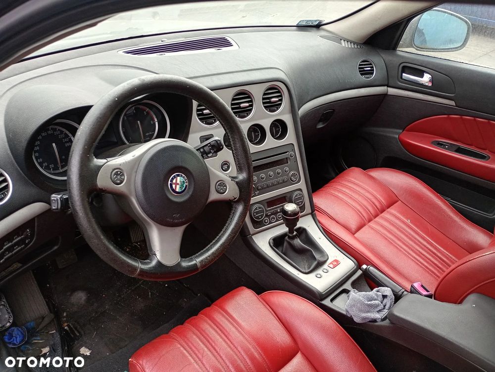 ALFA ROMEO 159 2.4 JTDM 939A3000 FOTEL PRZOD PRZEDNI PRAWY LEWY SKÓRA CZERWONY - 4