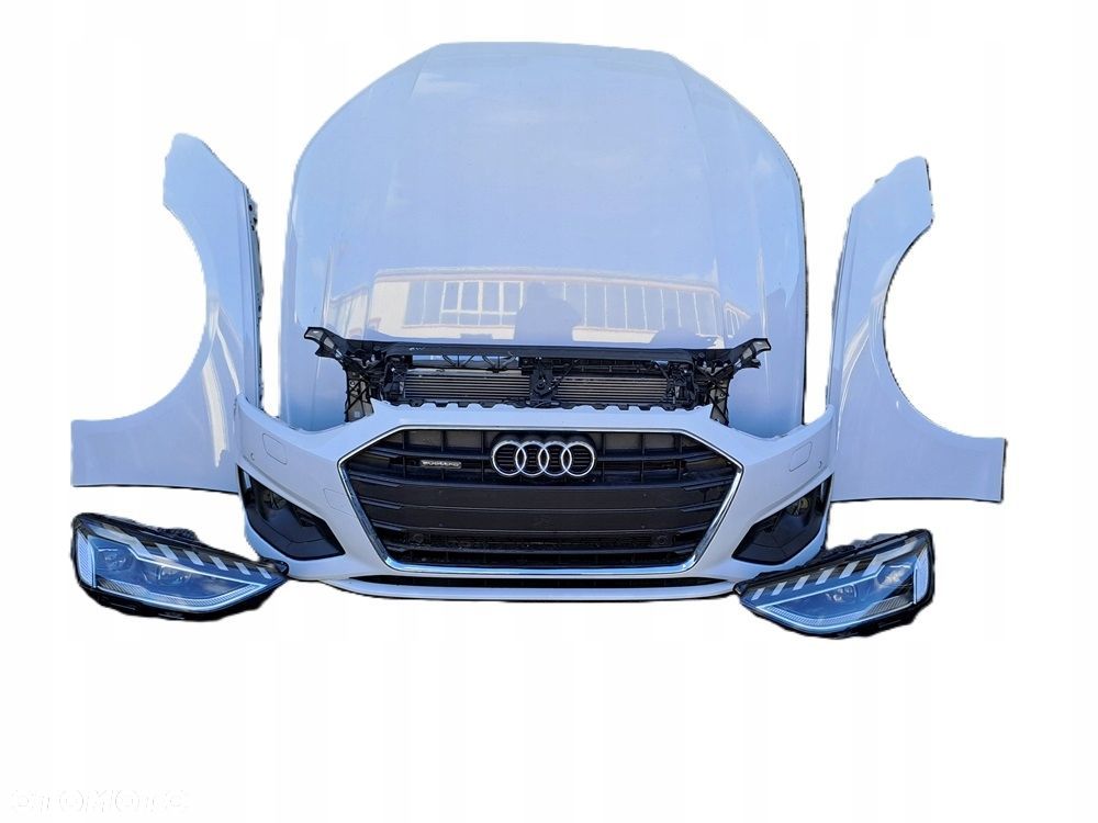 audi a4 b9 8w lift 20-24r maska zderzak pas błotnik full led ls9r - 1