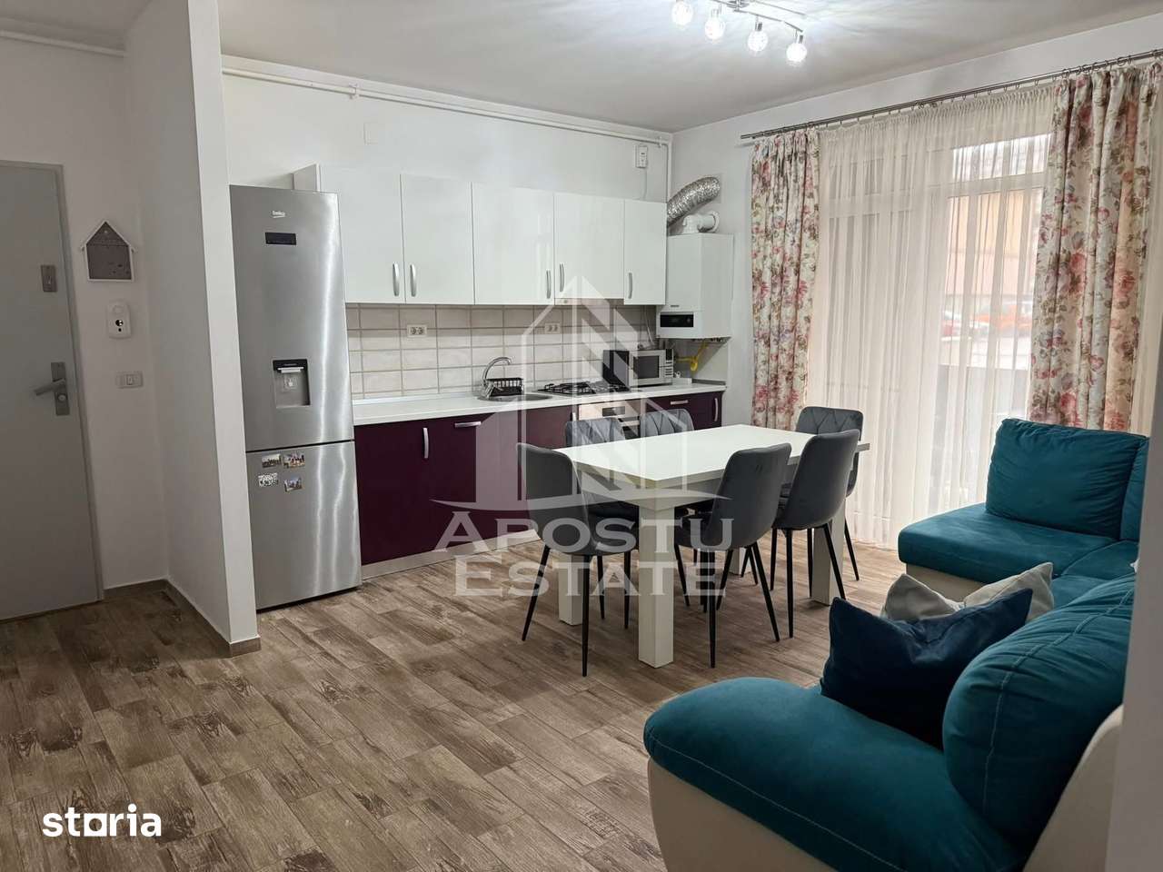 Apartament 3 camere, decomandat, 60 mp utili, etaj p/3, zona Girocului — fotografia 3