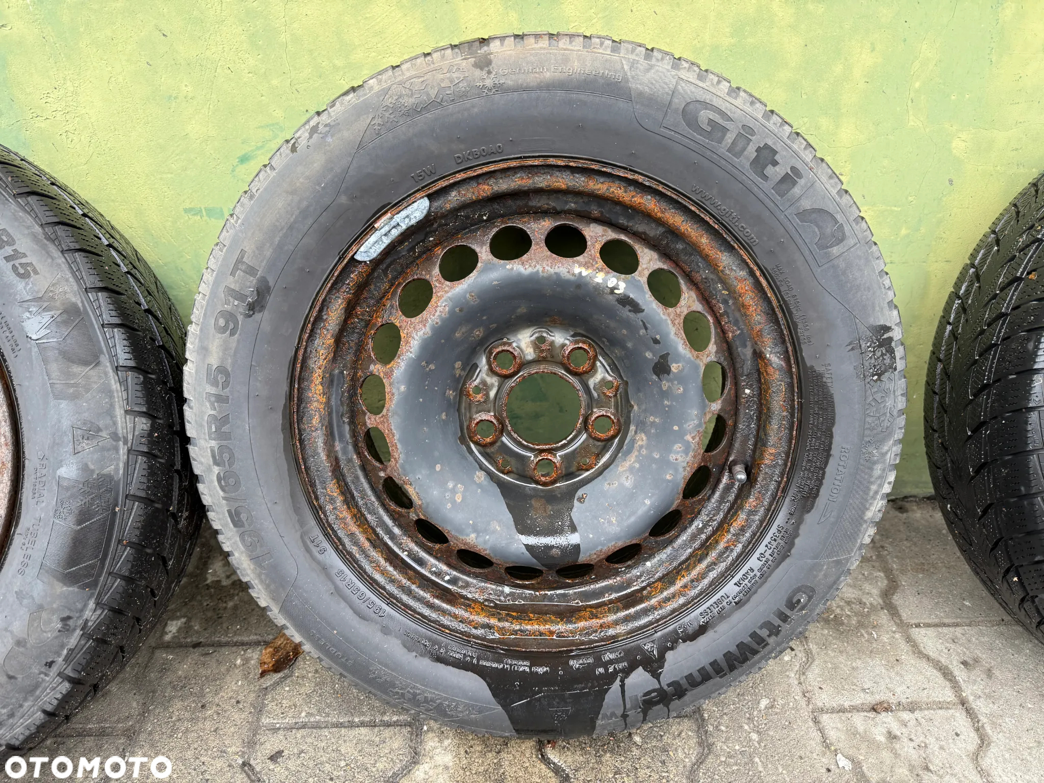 Mercedes C W203 komplet felg stalowych 15" ET31 5 szt. A2034000002 - 10