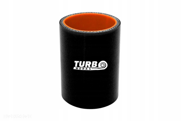 Łącznik elastyczny silikonowy TurboWorks Pro Black 89mm