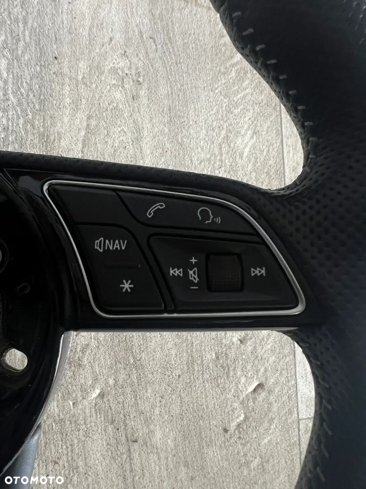 AUDI A4 A5 8W KIEROWNICA SKÓRA S-LINE 8W0419091AF ŁOPATKI - 4