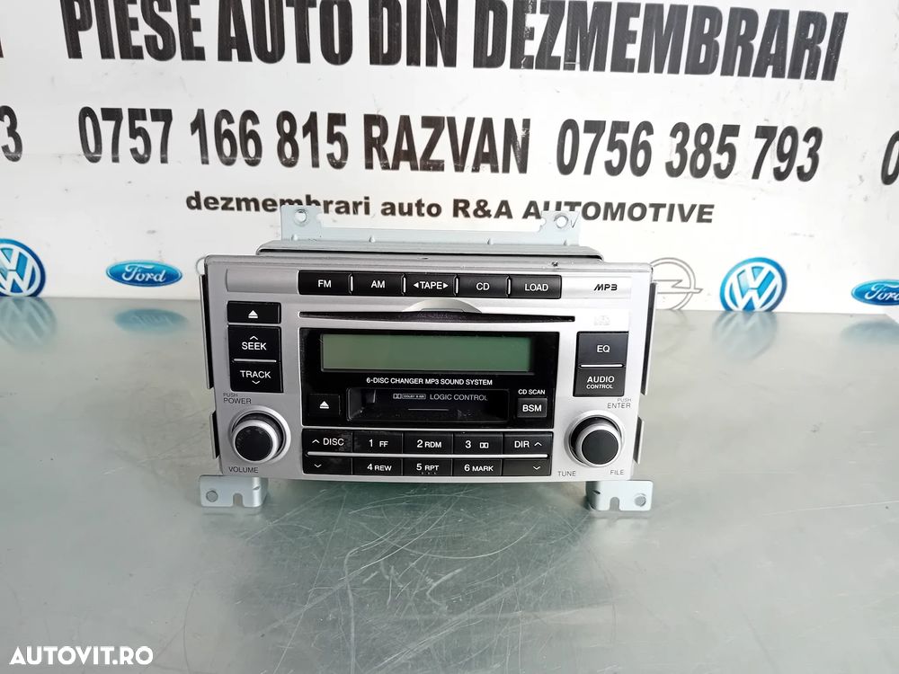Radio Cd Mp3 Cu Magazie Hyundai Santa Fe 2 II An 2006-2012 - 1
