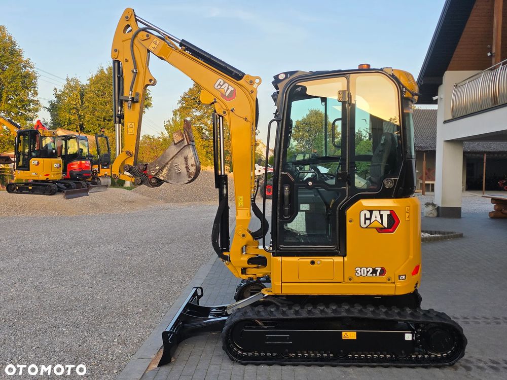Caterpillar CAT 302.7 CR mini koparka szybkozłącze 3 łyżki piękna serwisowana 1 wł JCB sprowadzona w oryginale - 36