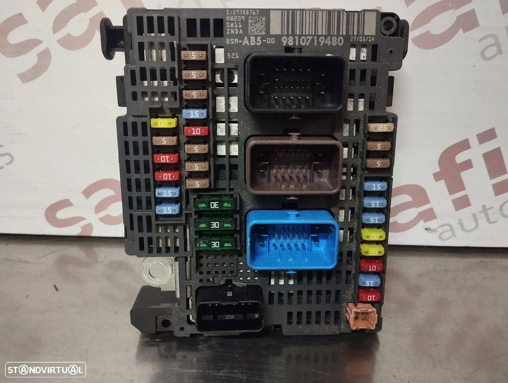 CAIXA DE FUSIVEIS BSM AB5 PEUGEOT 508 REF. 9810719480 - 2