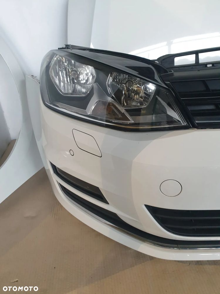VW GOLF VII 7 GRILL ATRAPA PAS CHŁODNIC PRZEDNI CHŁODNICE WENTYLATOR WZMOCNIENIE CZOŁOWE  CHŁODNICE 2 0 TDI LAMPY PRZÓD LAMPA PRZEDNIE PRZEDNIA LEWA PRAWA LC9A BIAŁY PRZED LIFTOWY PRZED FL IDEALNY! POTESTOWY MINIMALNY PRZEBIEG! - 6