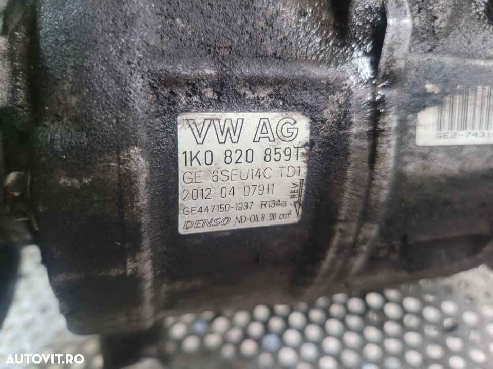 Compresor Clima Ac Seat Leon Altea Skoda Octavia 2 Yeti 1.4 Tsi Tfsi Motor CAX Cod 1K - 6