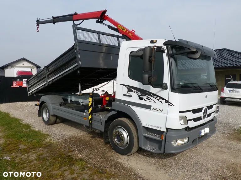 Mercedes-Benz ATEGO 1224 HDS PALFINGER PK450L/ DŹWIG / ŻURAW / NOWA 3-STRONNA WYWROTKA / KIPER / EURO 5 / DMC 11.990 KG / ŁADOWNOŚĆ 6.800 KG / DŁ. 4.50 M / 10 EUROPALET/ STAN IDEALNY / OKAZJA - 22
