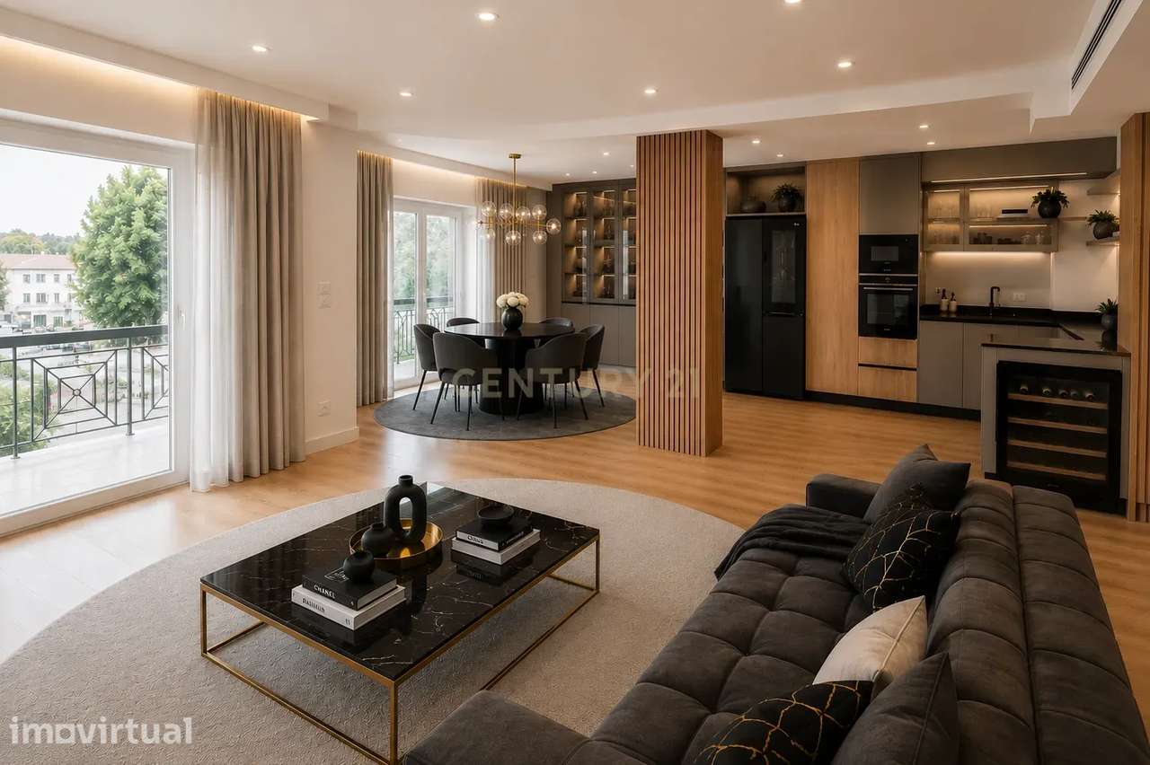 Apartamento T3 como novo centro de Cascais e com vista mar - Grande imagem: 4/26