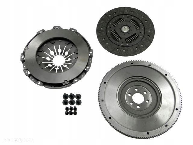 SPRZĘGŁO KPL SZTYWNE KOŁO zamachowe jednomasowe  AUDI 1.8T AJQ ARY APP zamiast dwumasowe - 2