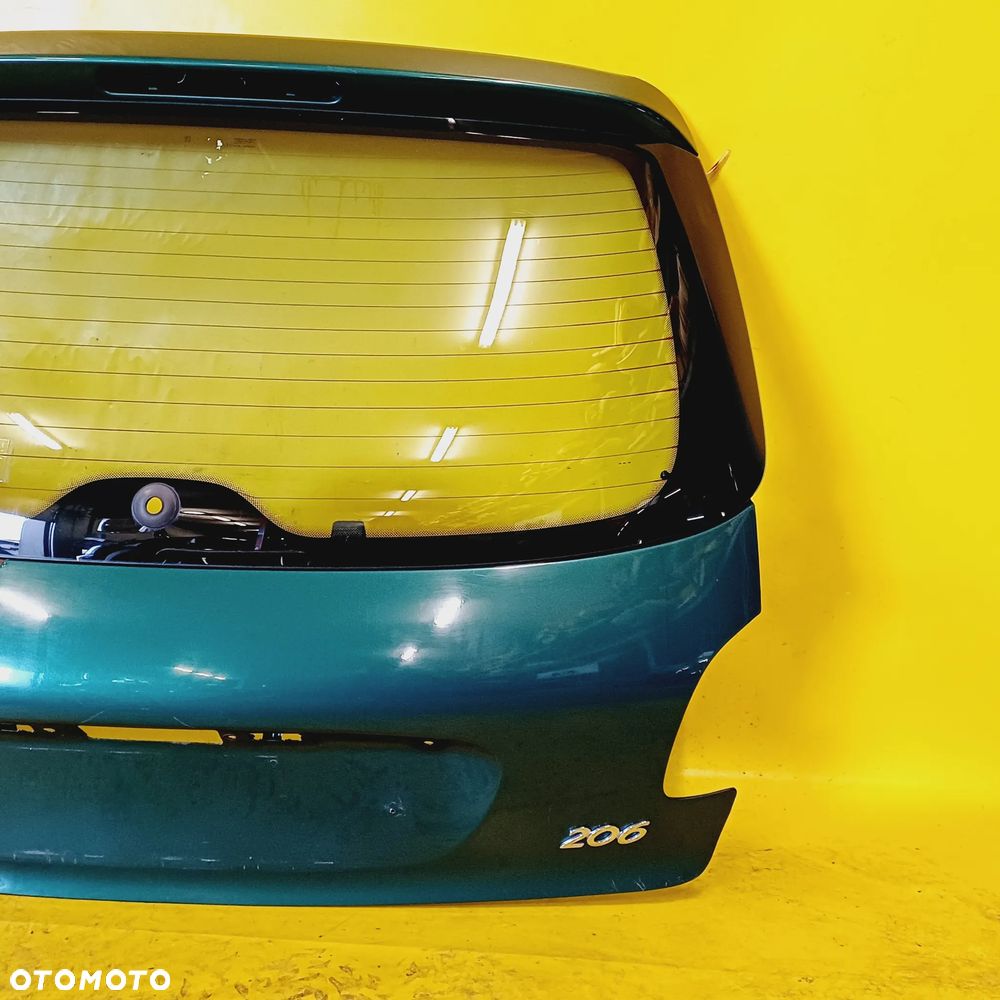 KLAPA TYLNA SZYBA BAGAŻNIKA PEUGEOT 206 3 DRZWI HB LAK: KRU NR120 - 5