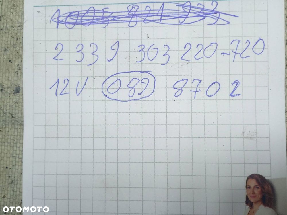 Rozrusznik 2339303220 Opel Astra G 2.0 - 7