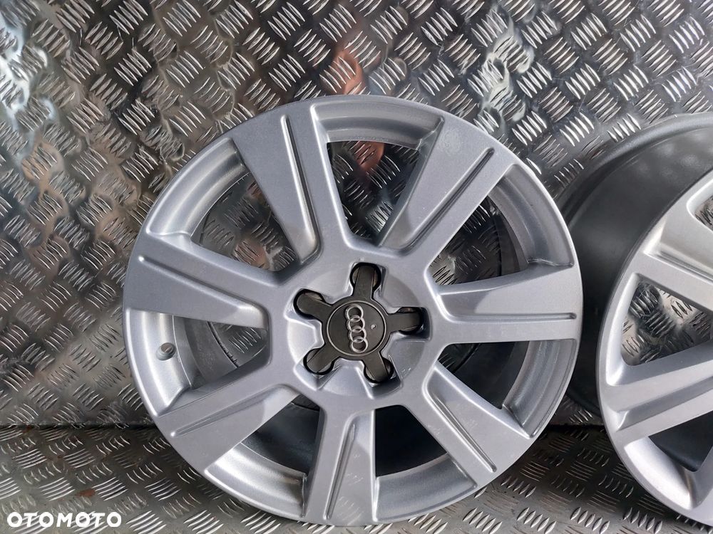 AUDI A4 B8 A6 C6 FELGI ALUMINIOWE R17 7J ET42 5X112 PROSTE ODŚWIEŻONE ORYGINAŁ ! - 5