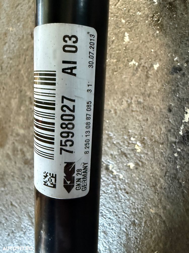 Planetară Stânga Față BMW X3 F25 / X4 F26 – Originală BMW (GKN).  Cod oem 7598027 - 3