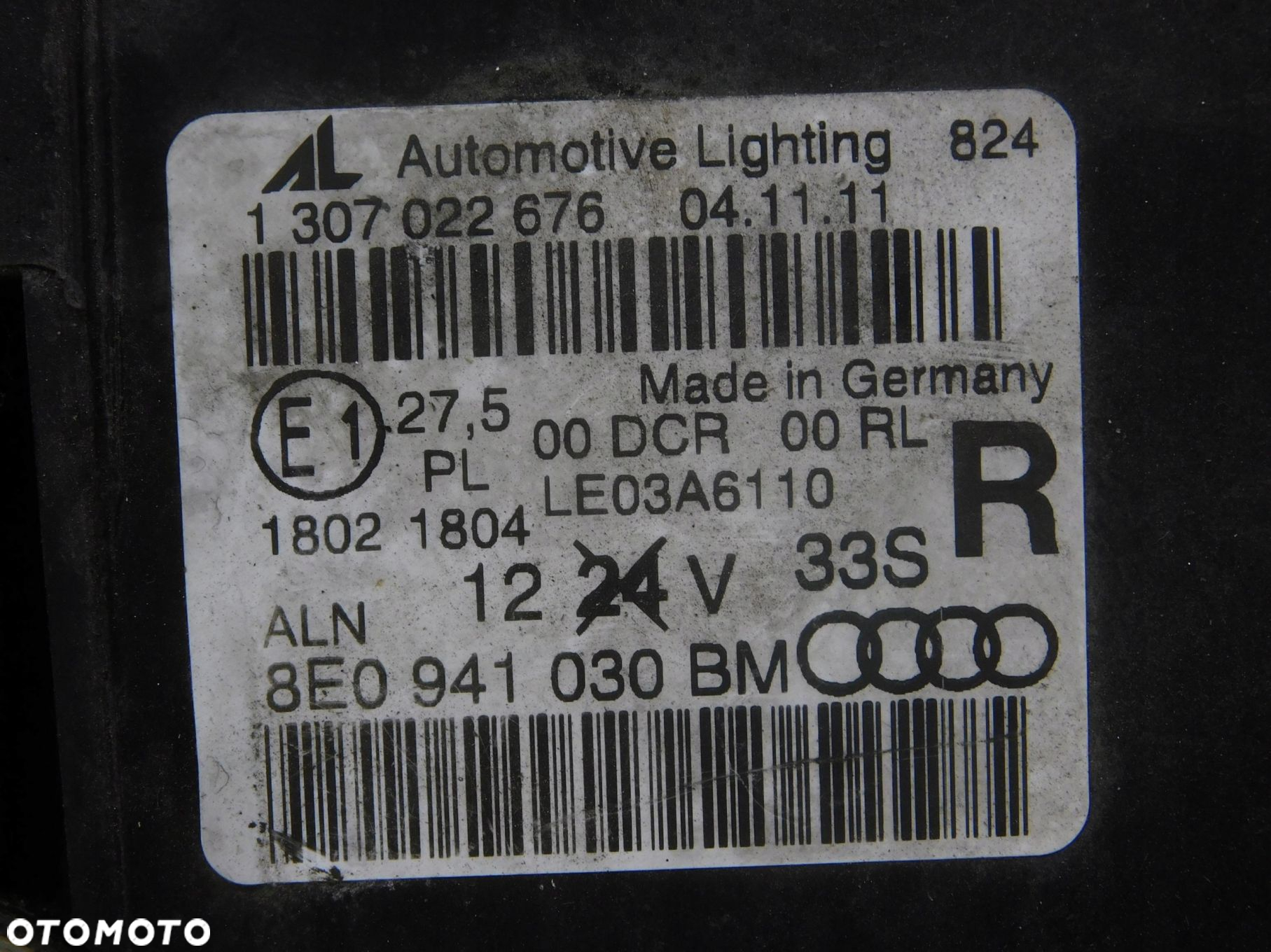 8E0941030Bm Lampa Prawy Przód Audi A4 B7 Bi Xenon - 3
