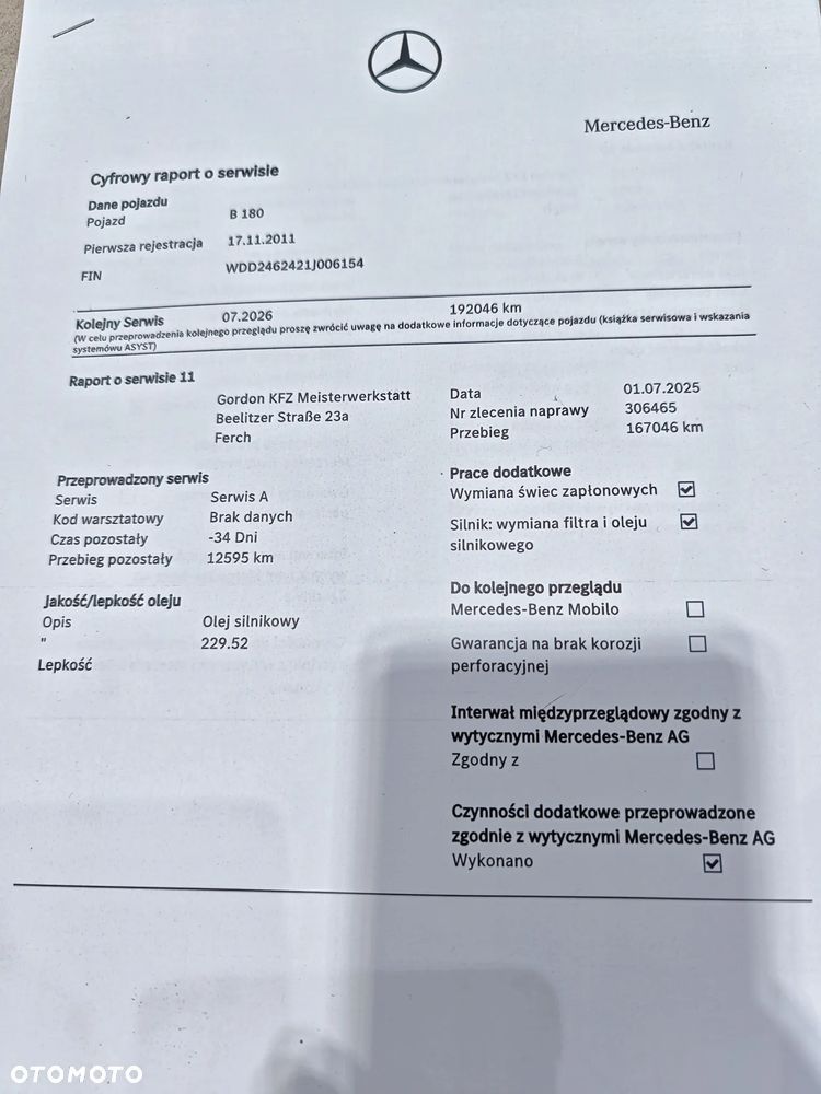 Mercedes-Benz Klasa B 180 BlueEFFICIENCY Edition Style - 32