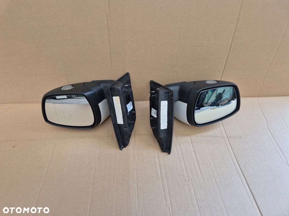 FORD EDGE MK2 LUSTERKA LUSTERKO PRAWE LEWE KOMPLET 2 SZT IDEALNE KOMPLETNE EUROPA 13pin i 15pin BIAŁE UG - 7