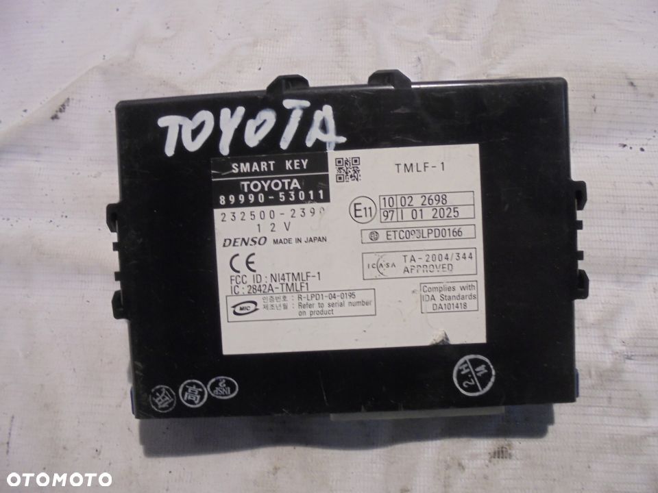 LEXUS IS II MODUŁ STEROWNIK SMART KEY 8999053011